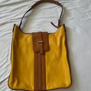 Kate Spade, vintage yellow leather bag